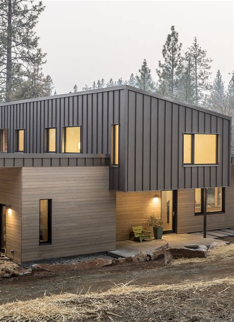 residential modern metal siding house|flat metal siding for houses.